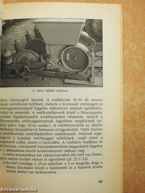 A fűszerpaprika termesztése és feldolgozása