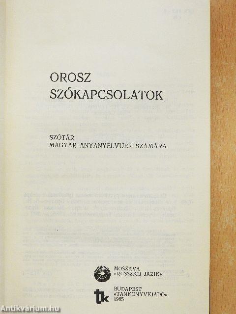 Orosz szókapcsolatok