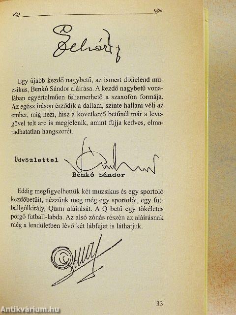 Aláírás a grafológia tükrében