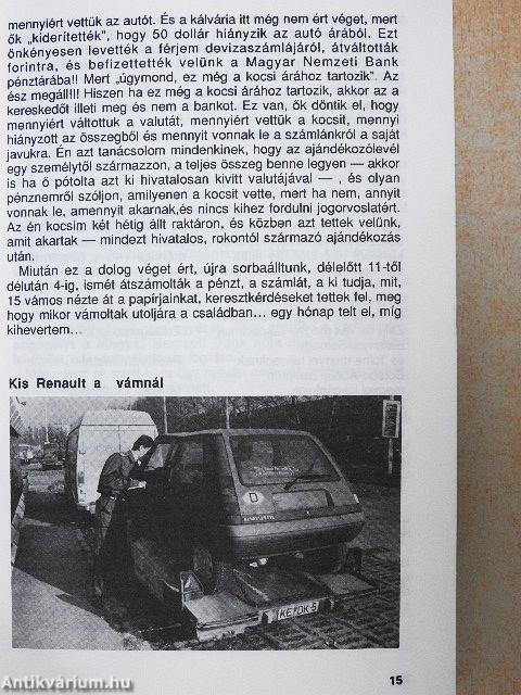 Kézikönyv nyugati autó vásárlásához