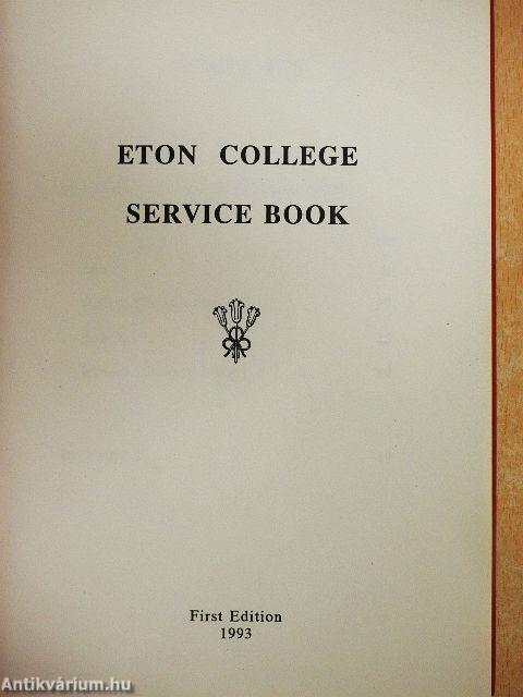 Eton College Service Book