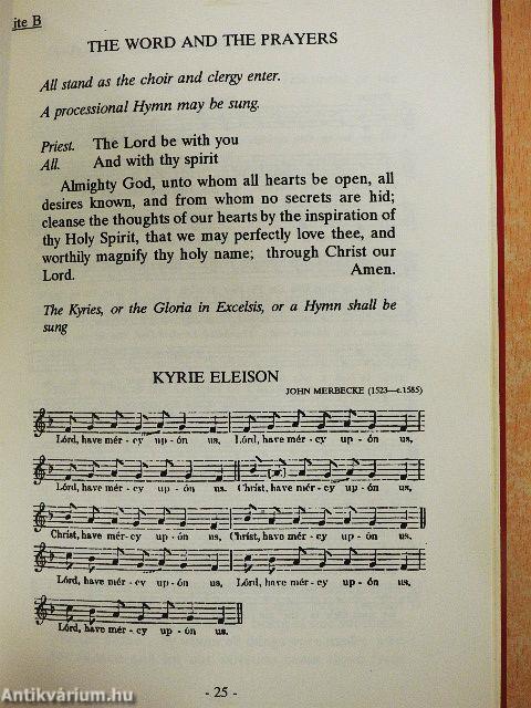 Eton College Service Book