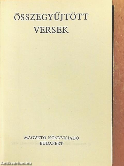 Összegyűjtött versek