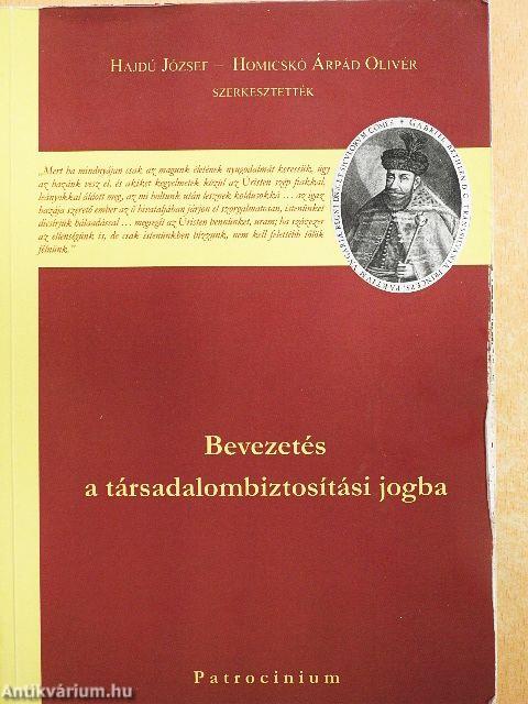 Bevezetés a társadalombiztosítási jogba