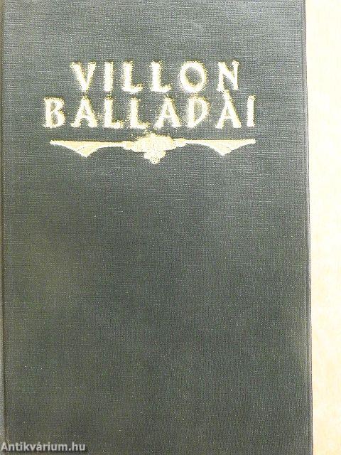 Villon balladái Faludy György átköltésében