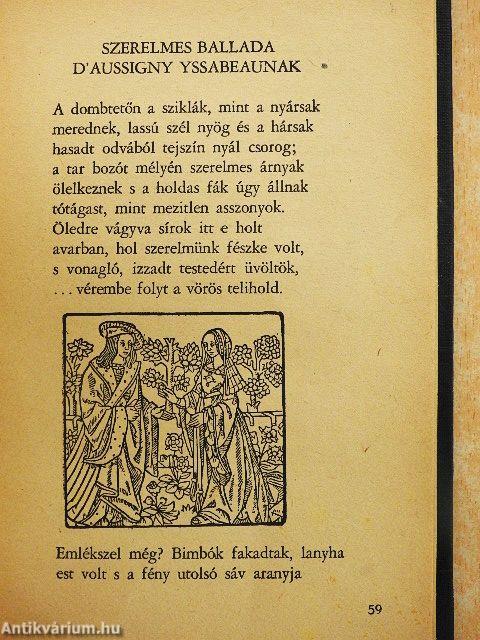 Villon balladái Faludy György átköltésében