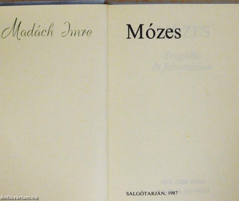 Mózes (minikönyv)