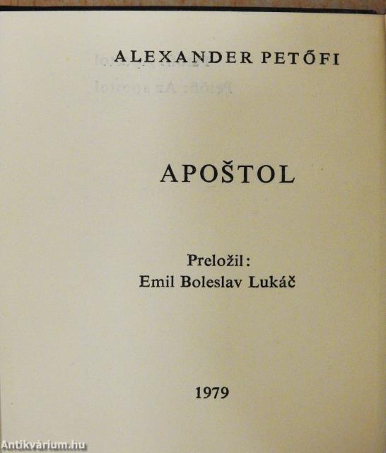 Az apostol (minikönyv)