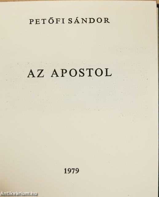 Az apostol (minikönyv)