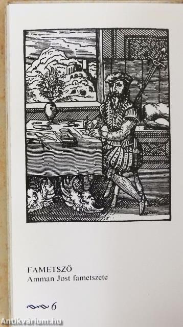 A Nyomdászat dicsérete versekben (minikönyv) (számozott)