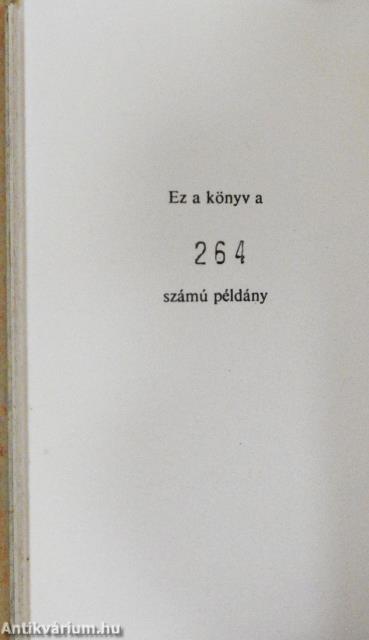 A Nyomdászat dicsérete versekben (minikönyv) (számozott)