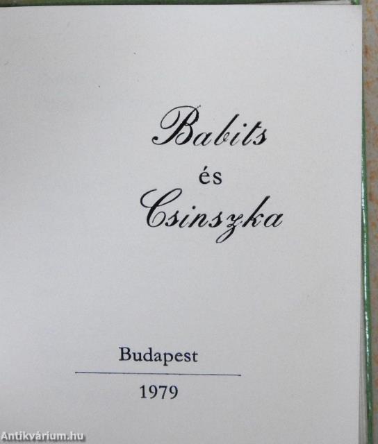Babits és Csinszka (minikönyv)
