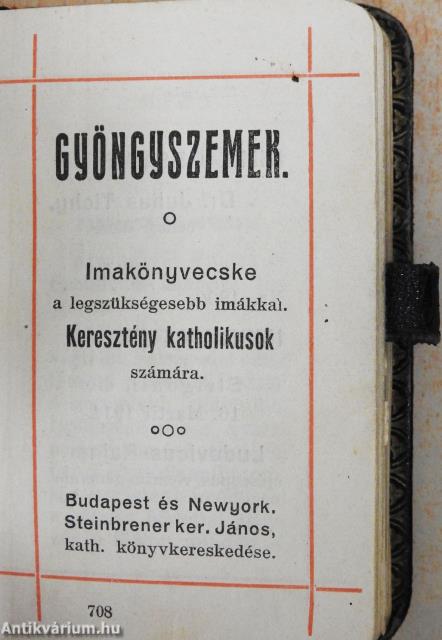 Gyöngyszemek (minikönyv)