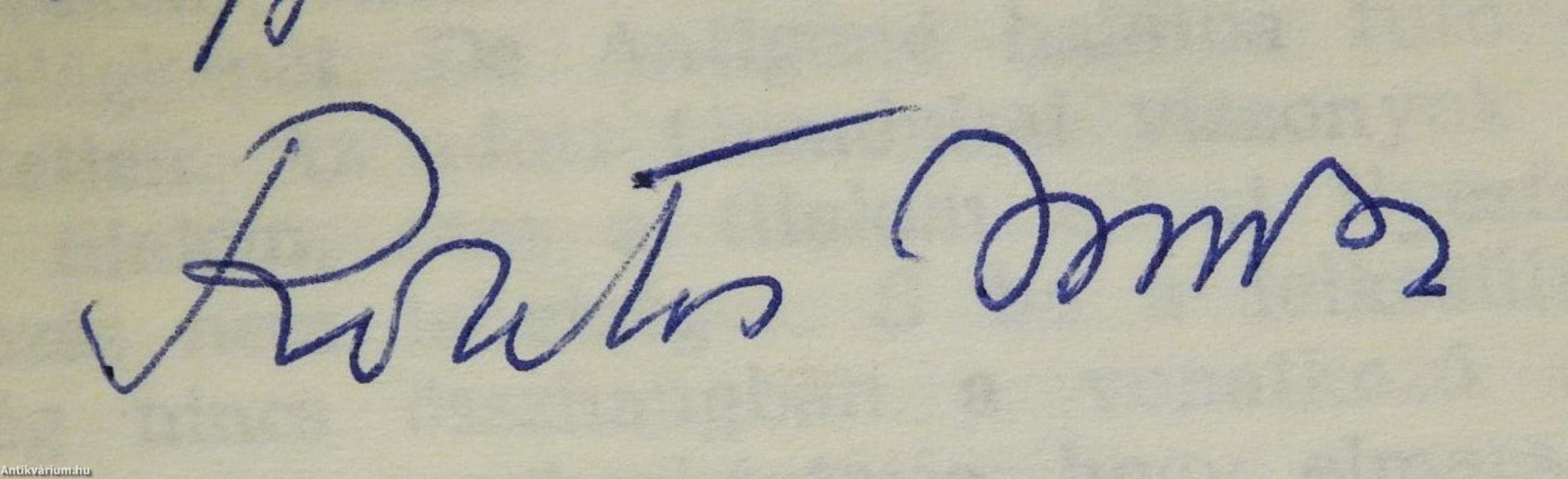 Arányok rendjében (dedikált példány)