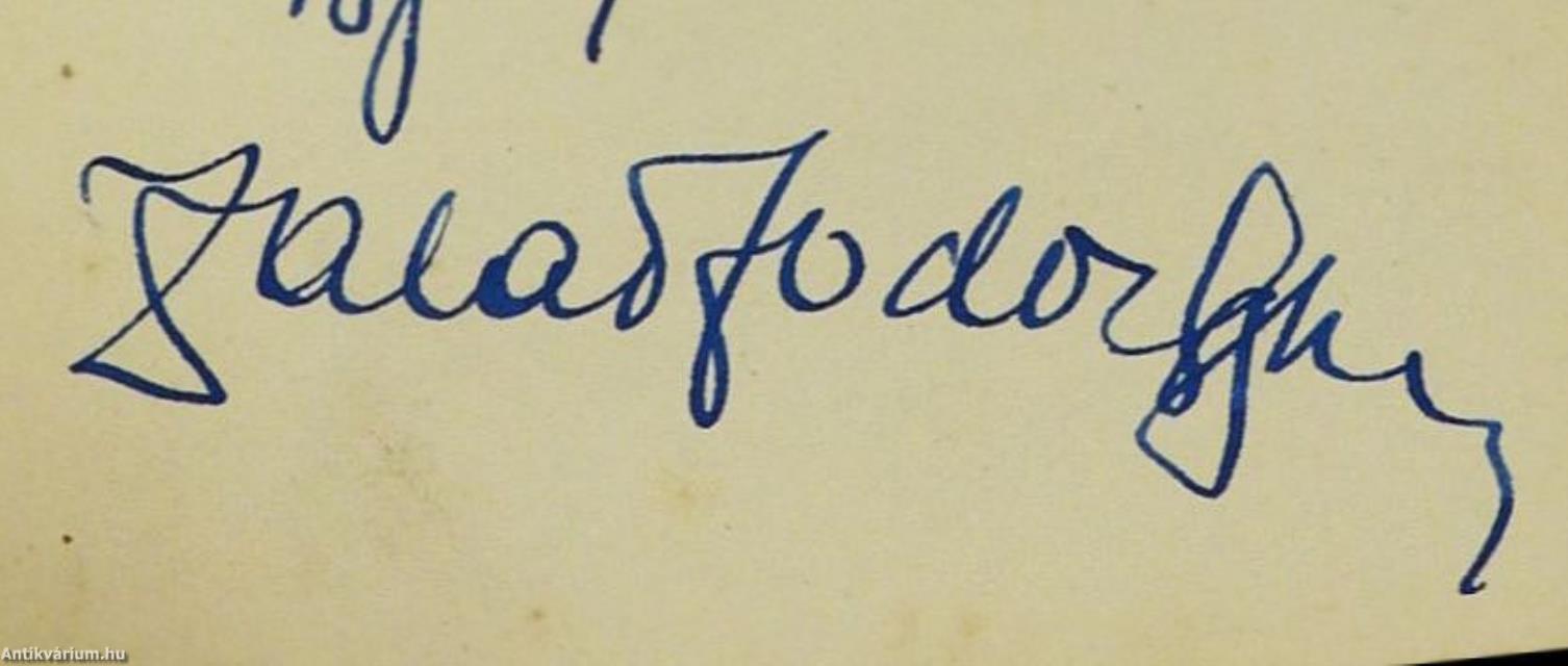 A zsákhordó dala (dedikált példány)