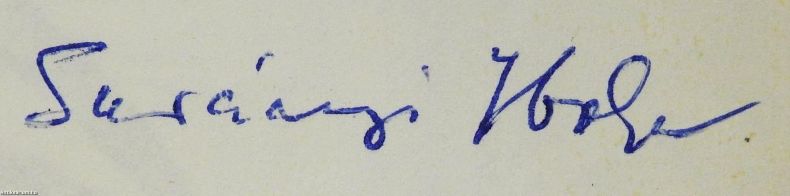 Verset mondok (dedikált példány)