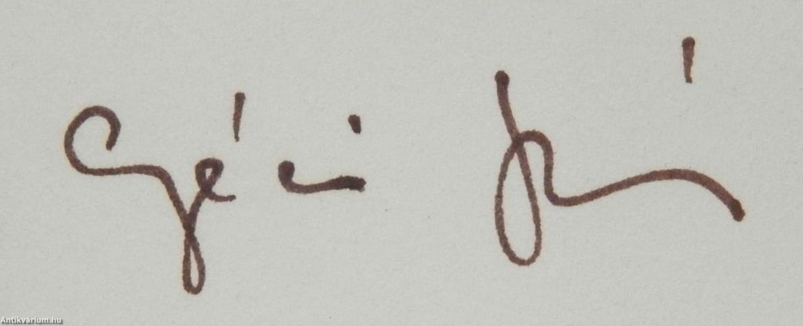 Fonalvers, figurával (dedikált példány)