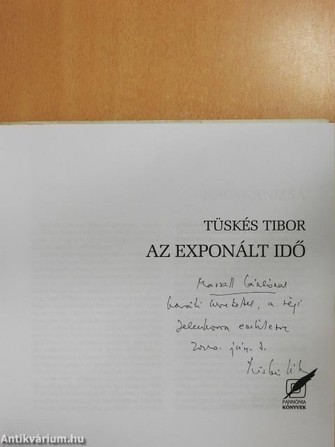 Az exponált idő (dedikált példány)