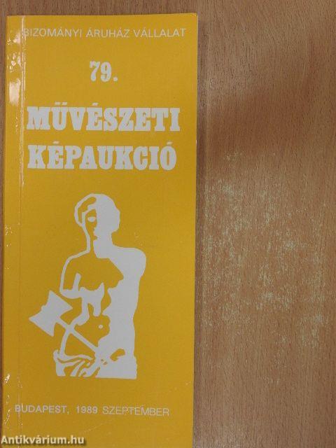 Bizományi Áruház Vállalat 79. Művészeti képaukció