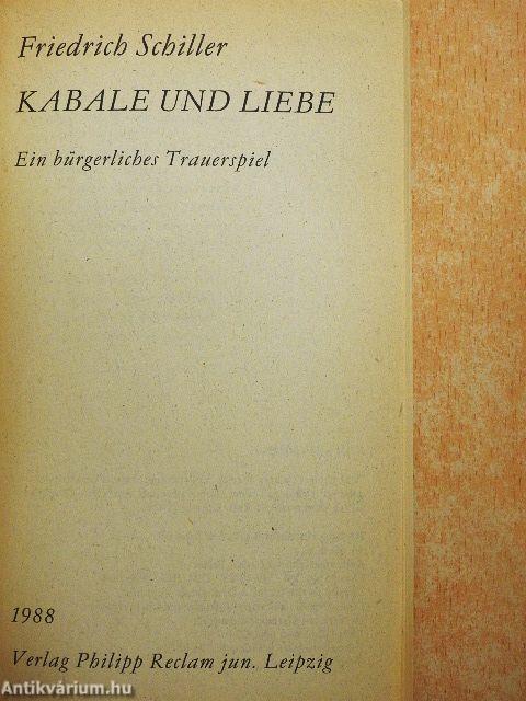 Kabale und Liebe