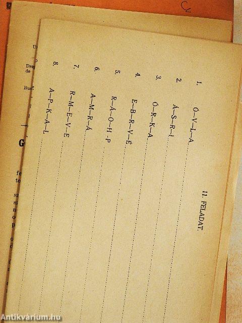 A 9-14 éves gyermekek intelligenciájának megállapítása