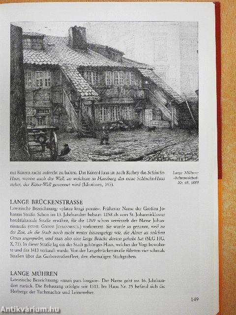 Alte Hamburger Straßennamen