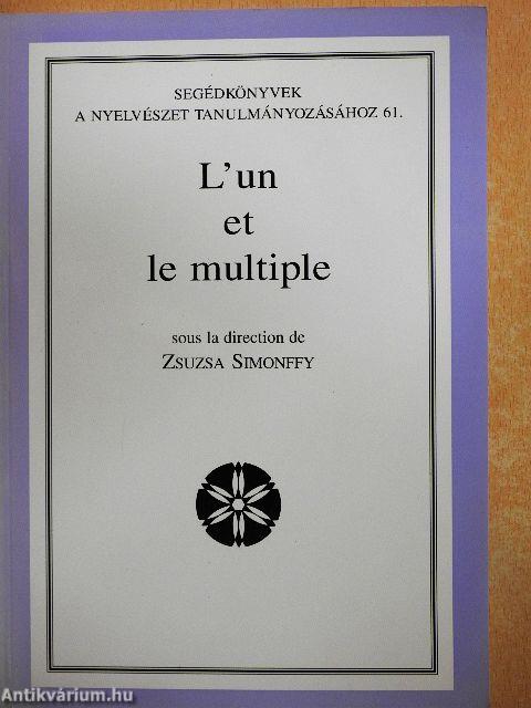 L'un et le multiple