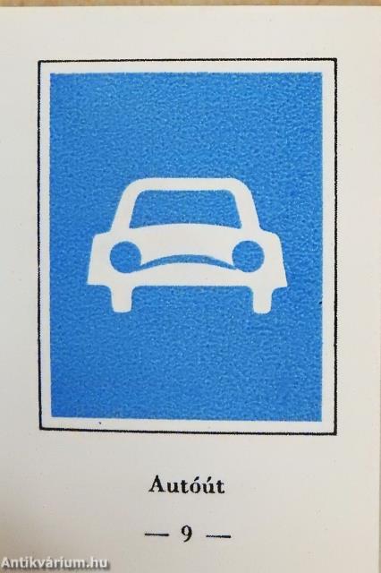 KRESZ táblák és jelek (minikönyv)