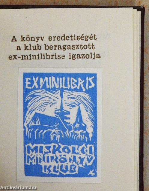 Borsodi költők II. (minikönyv) (számozott)