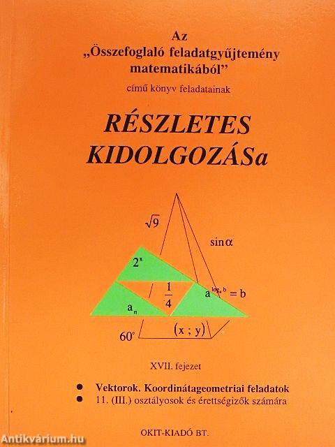 Vektorok. Koordinátageometriai feladatok