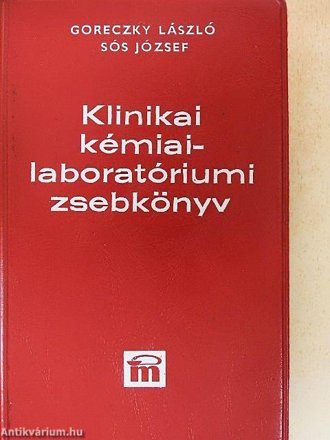 Klinikai kémiai-laboratóriumi zsebkönyv