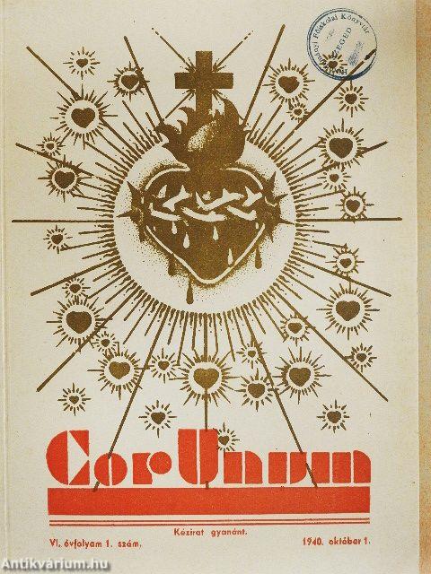 Cor Unum 1940. október 1.