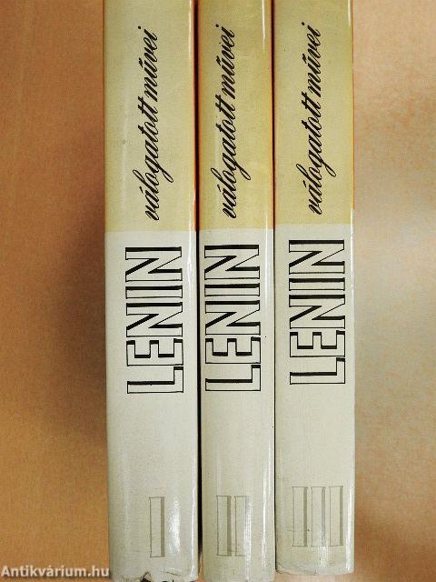 Lenin válogatott művei I-III.