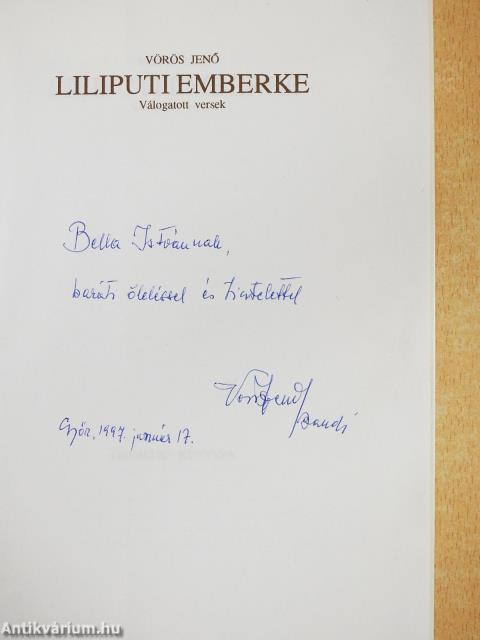 Liliputi emberke (dedikált példány)