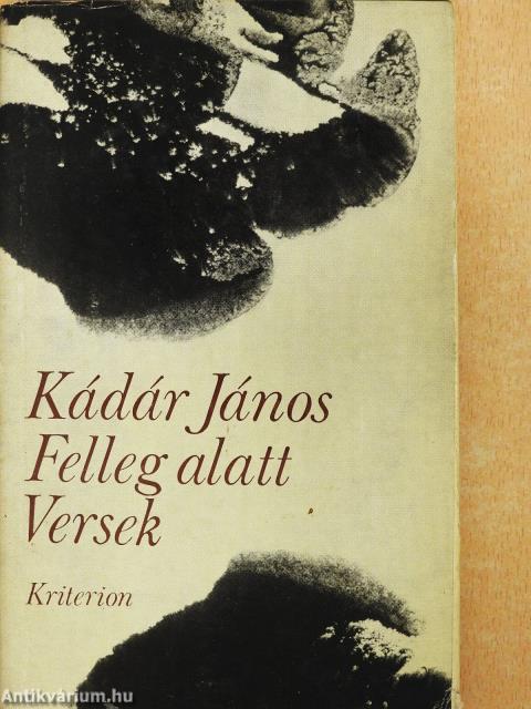 Felleg alatt (dedikált példány)