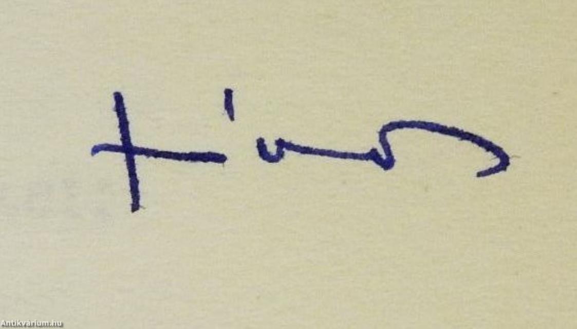 Felleg alatt (dedikált példány)