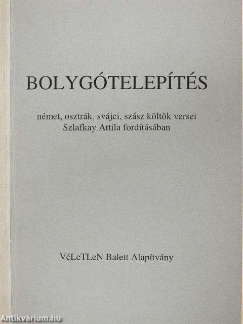 Bolygótelepítés (dedikált példány)