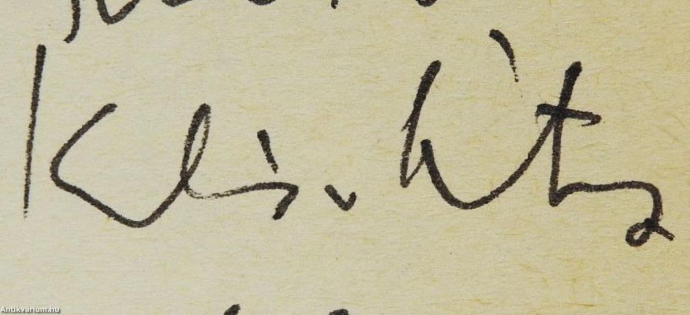 Az utolsó érintés (dedikált példány)