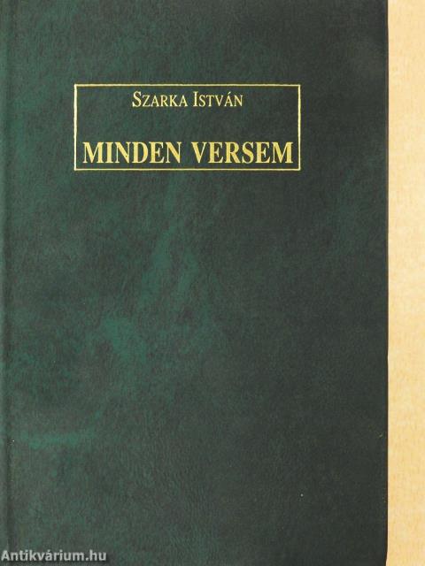 Minden versem (dedikált példány)