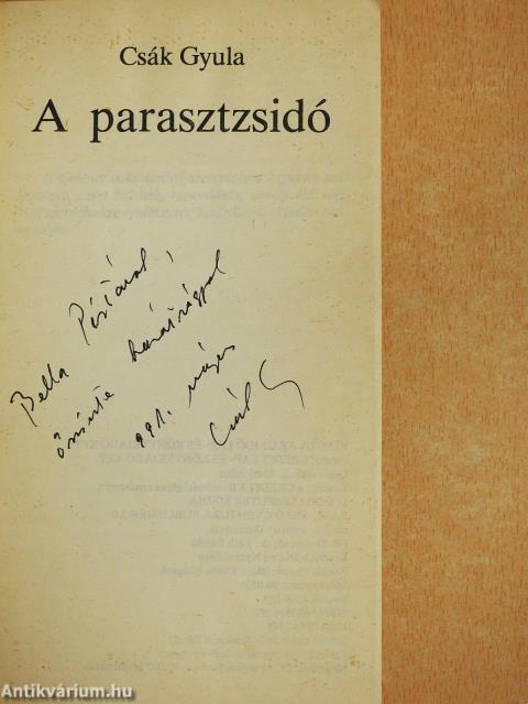 A parasztzsidó (dedikált példány)
