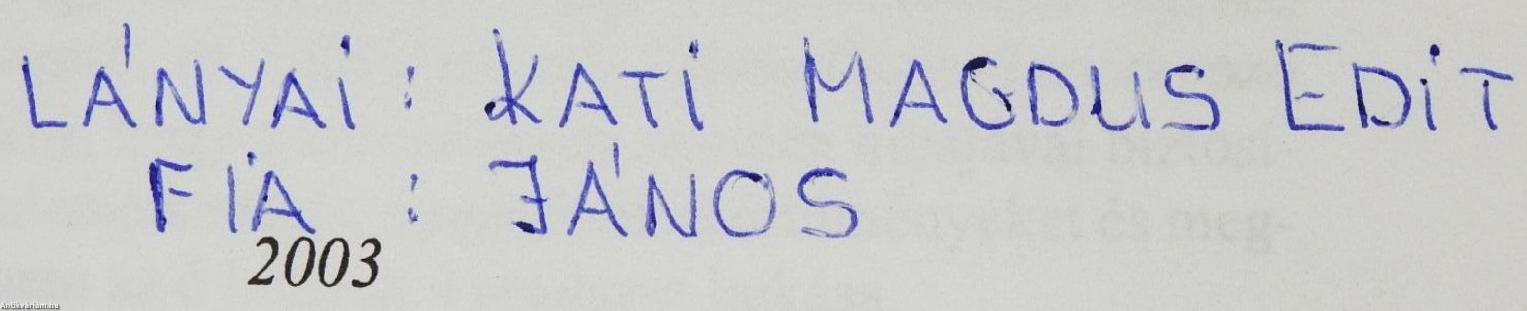 Ma a tegnapról... (többszörösen dedikált példány)