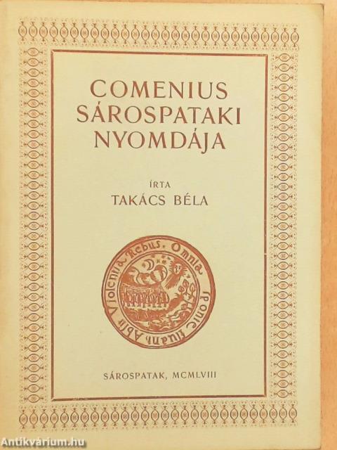 Comenius sárospataki nyomdája