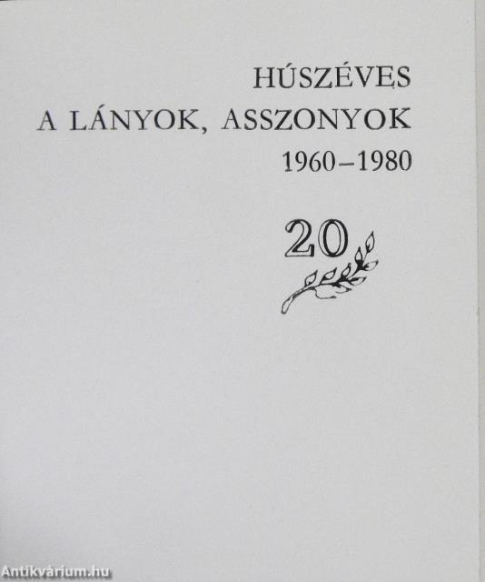 Lányok, Asszonyok (minikönyv)