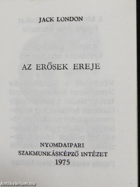 Jack London 1-4. (minikönyv)
