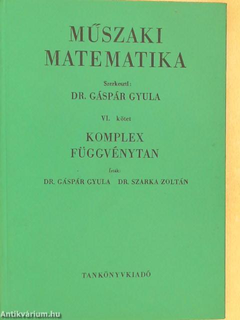 Műszaki matematika VI.