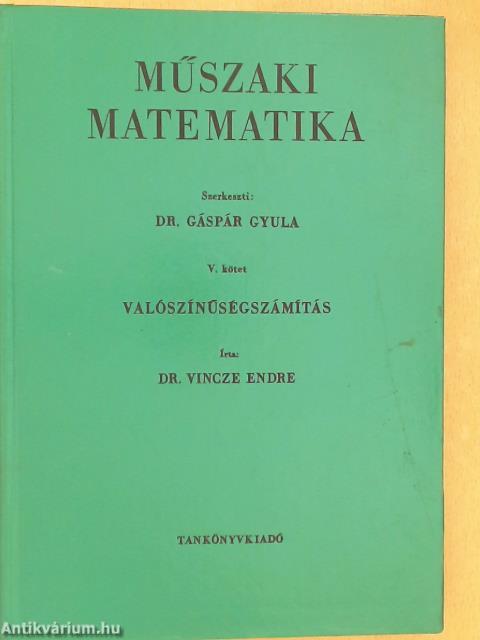 Műszaki matematika V.