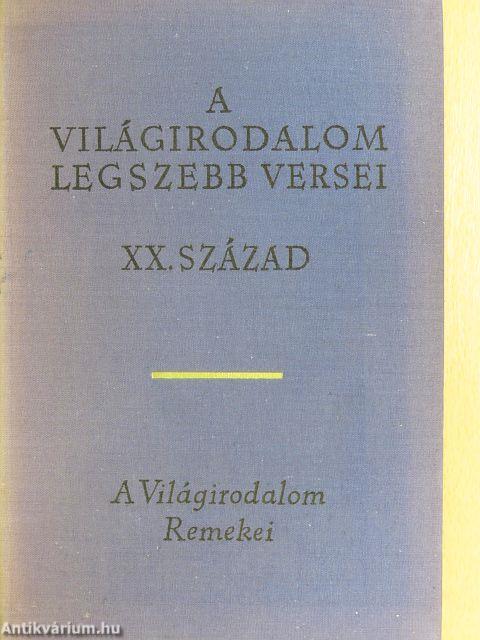 A világirodalom legszebb versei