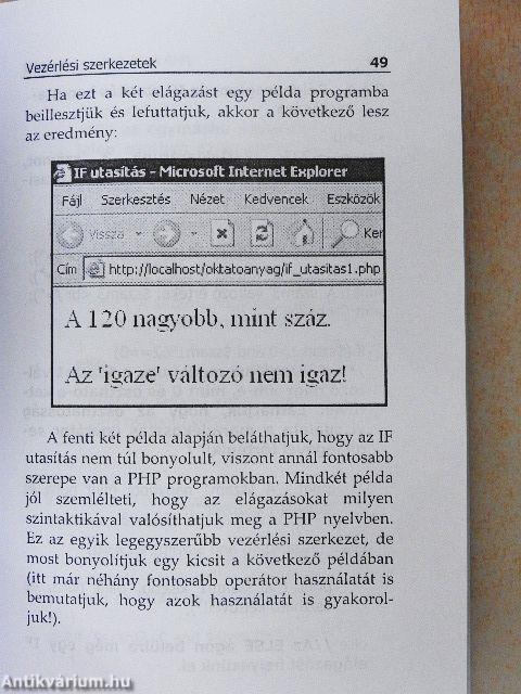 PHP és MySQL az alapoktól