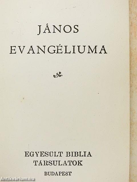 János evangéliuma