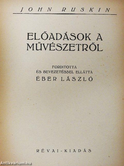 Előadások a művészetről/A szépség filozófiája